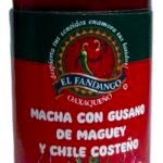 Salsa Macha con Gusano de Maguey con Chile Costeño